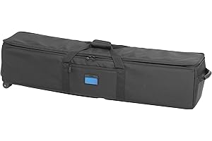 Tenba Transport 48in Rolling Tripod/Grip Case (634-519) Padded Equipment Case with Weatherproof Nylon & Padded Interior