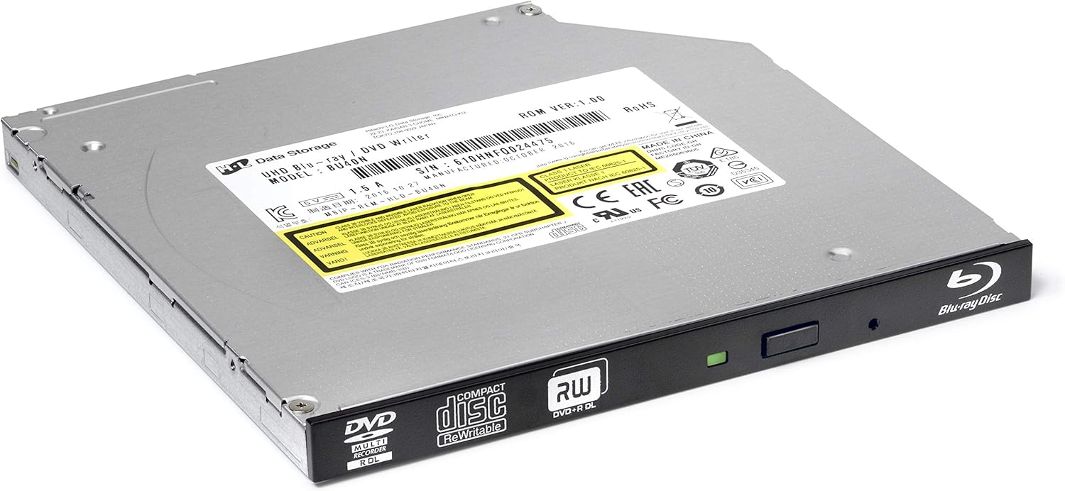 HitachiLG BU40N Internal UHD BD Drive Slim 9.5 mm Bluray BDR BDXL