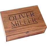 Personalized wooden name box for memories, keepsake Christmas gift, present for Him, Her, Boyfriend, Girlfriend, Baby Boy, Baby Girl, Brother, Sister, Guy, Groomsmen, Bride Friend for Birthday
