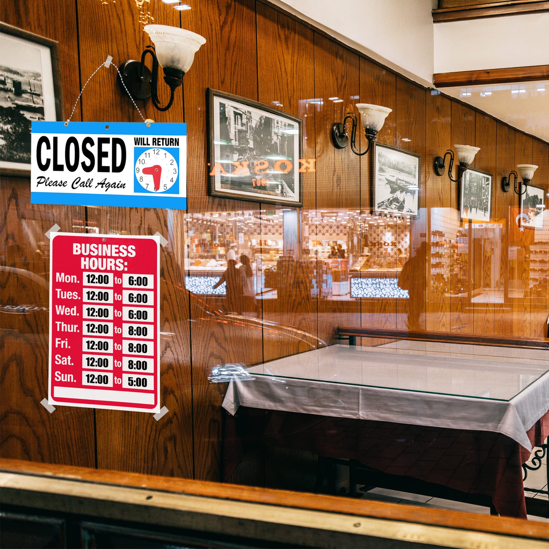 Mua Open Signs,Business Hour Closed Open Sign,Hours of Operation Signs ...