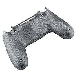 eXtremeRate Brushed Silver PatternSoft Touch Game