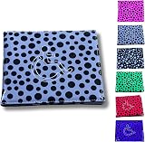 Glamified PU Leather Disabled Blue Badge Holder Gray Polka Dot view 1