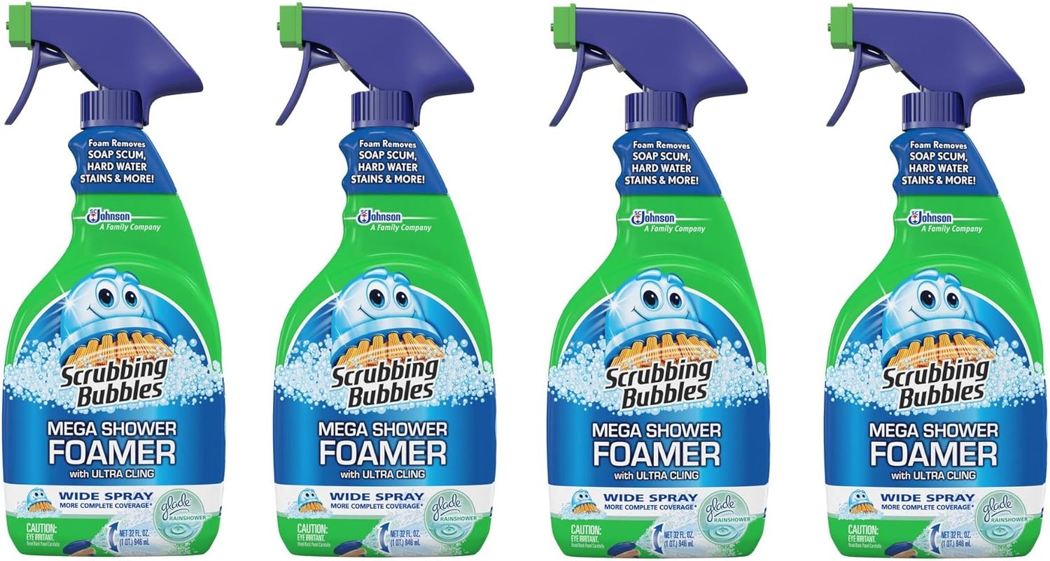 Scrubbing Bubbles Mega Shower Foamer with Ultra Cling