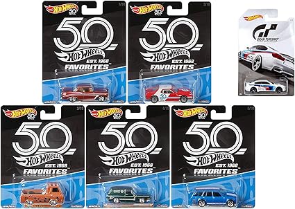 hot wheels 50 years favorites