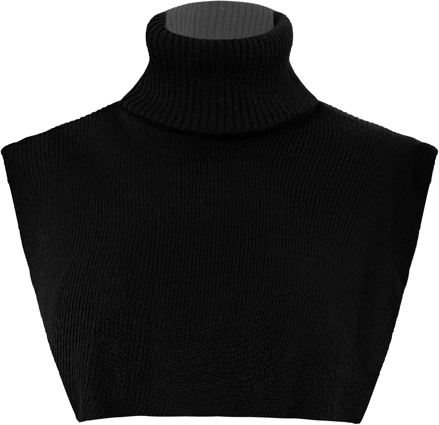 fake collar turtleneck