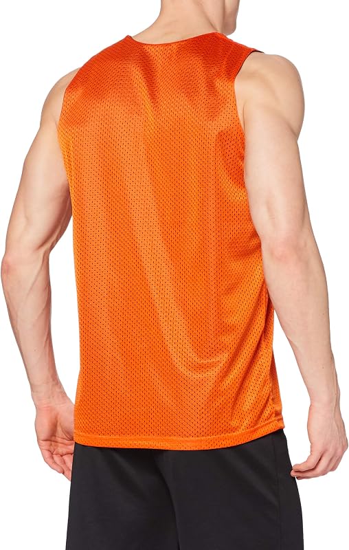 Aro Basketball Reversibil T-Shirt, Herren, Orange-Schwarz, M