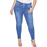 Royalty for Me Womens Royalty for Me Women's Plus Size Sustainable Wannabettabutt Skinny Jeans