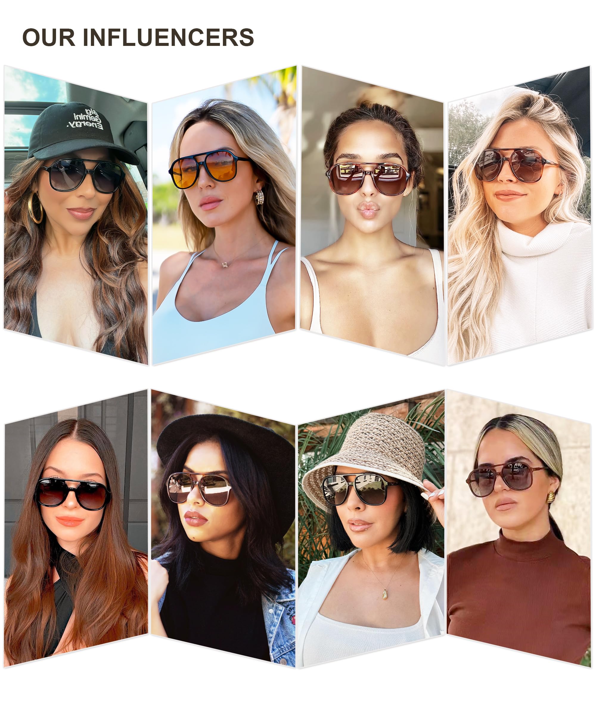 SOJOS Retro Polarized Aviator Sunglasses Womens Mens Classic 70s Vintage Trendy Square Aviators SJ2174