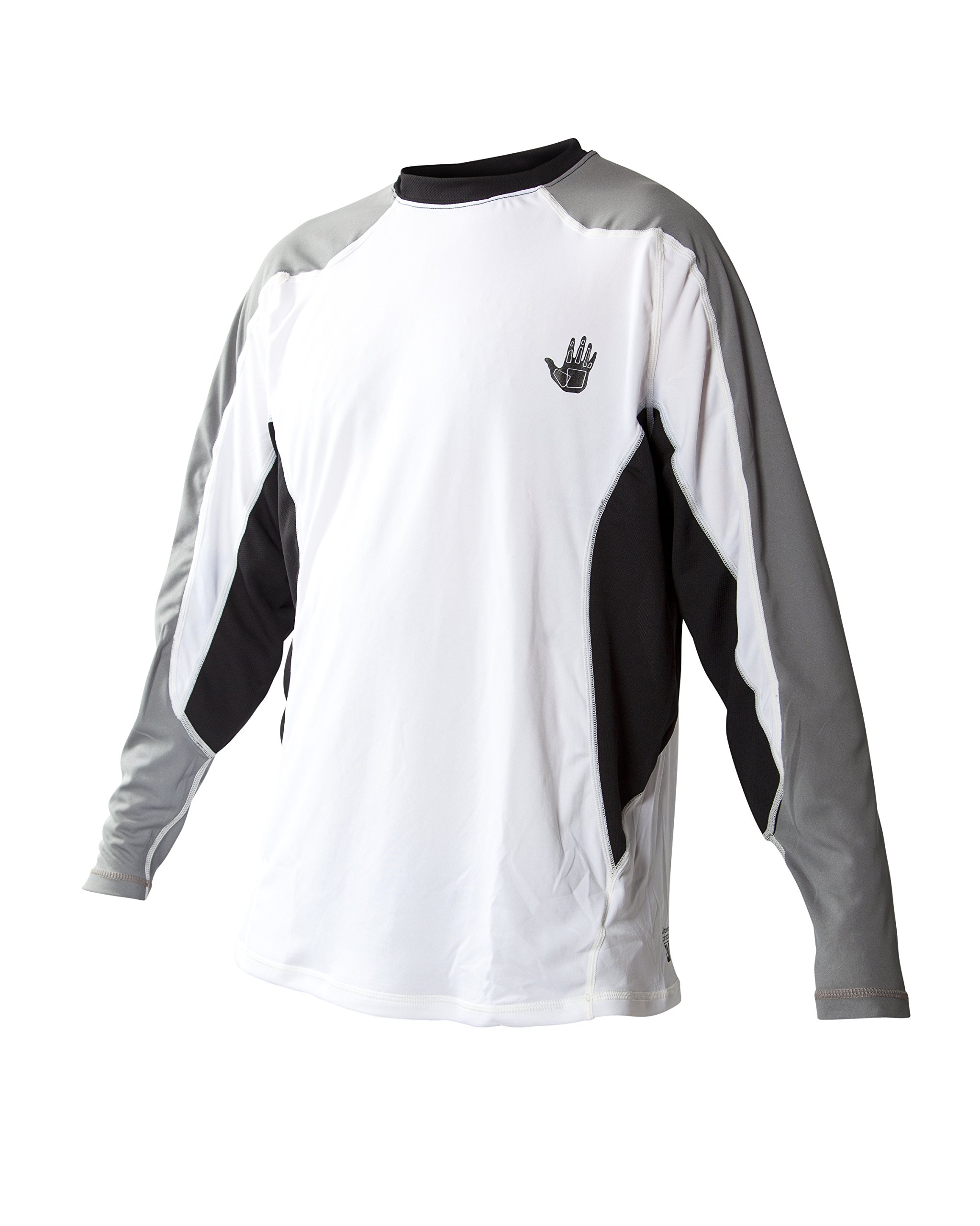 Photo 1 of Body Glove Men's Performance Loose Fit Long Sleeve Shirt, White, Small