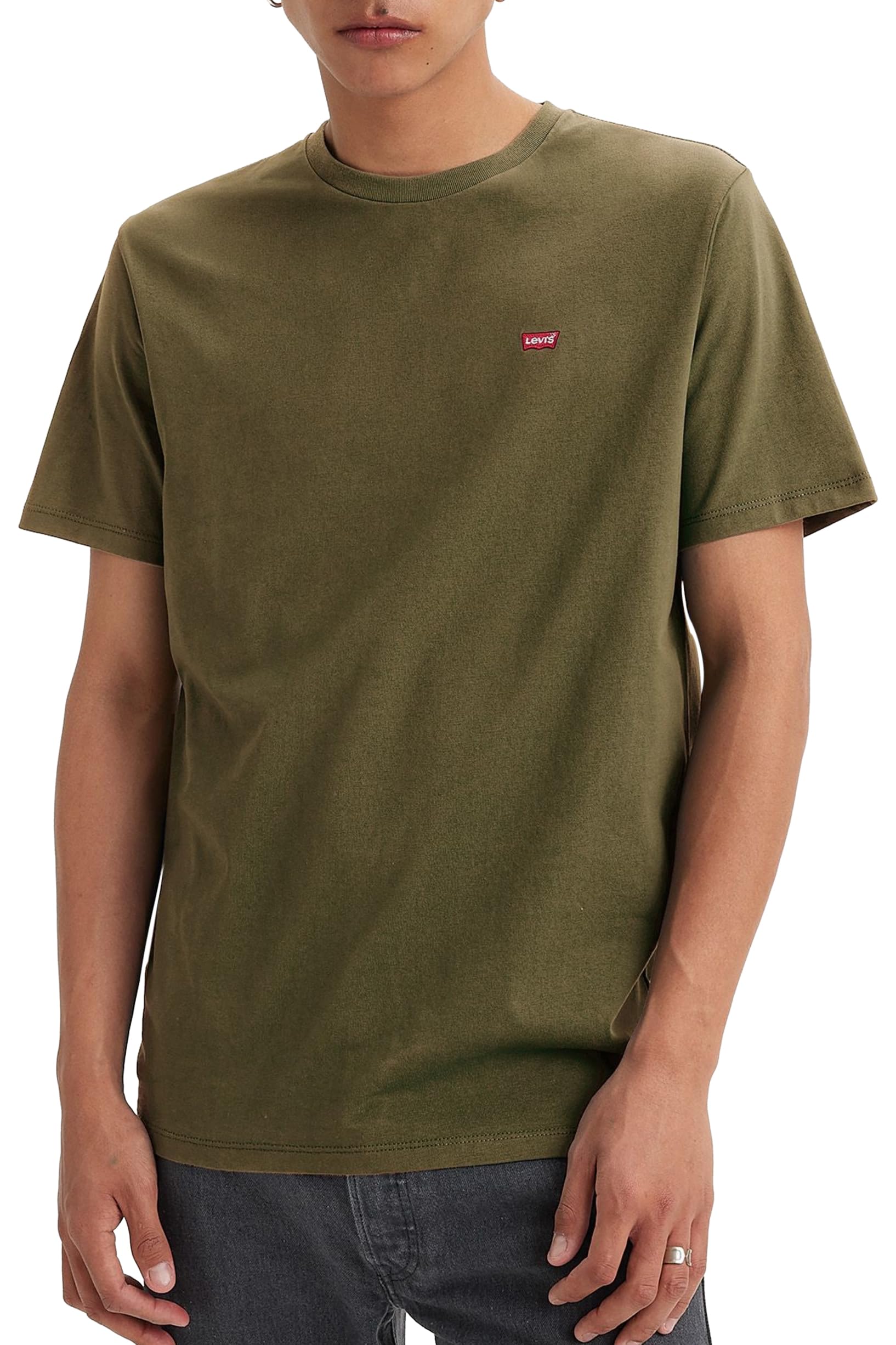 Levi's Herren Ss Original Housemark Tee T-Shirt,Olive Night,XL 6
