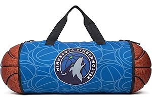 MACCABI ART Official Minnesota Timberwolves Duffel Bag for Sports/Basketball – Foldable/Extendable
