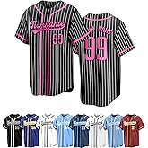 Custom Baseball Jersey Personalized Stitched Team Name Number Logo Printed Uniform Shirts Sports for Men Women Youth