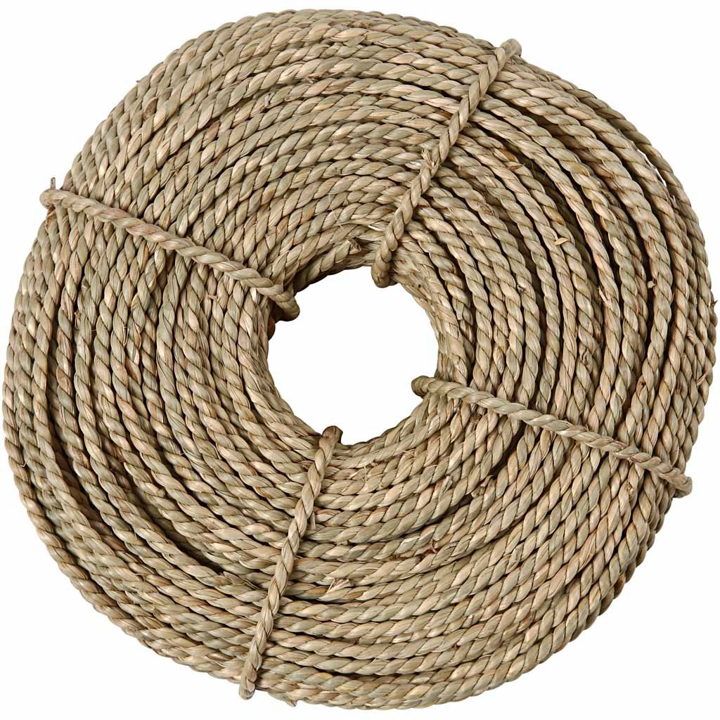 Creativ 100263 Sea grass, thickness 2,8-3 mm, natural, 500 g, White - Image 4