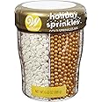 Wilton Sprinkle Mix, Gold/White, 6 Cell