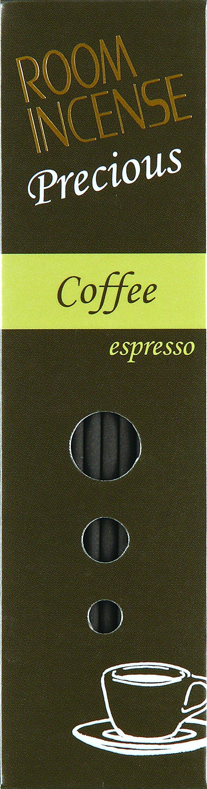 Gyokushodo Japanese Sandalwood Incense Sticks Room Incense Precious Coffee Espresso - 2.4 inches 80 sticks - Made in Japan