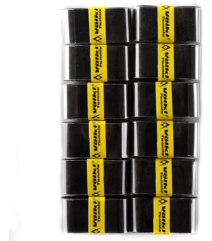 Overgrip Dunlop Super Tac Noir - Prise Antidérapante, Absorbe La Sueur Pour Tennis, Badminton, Squash