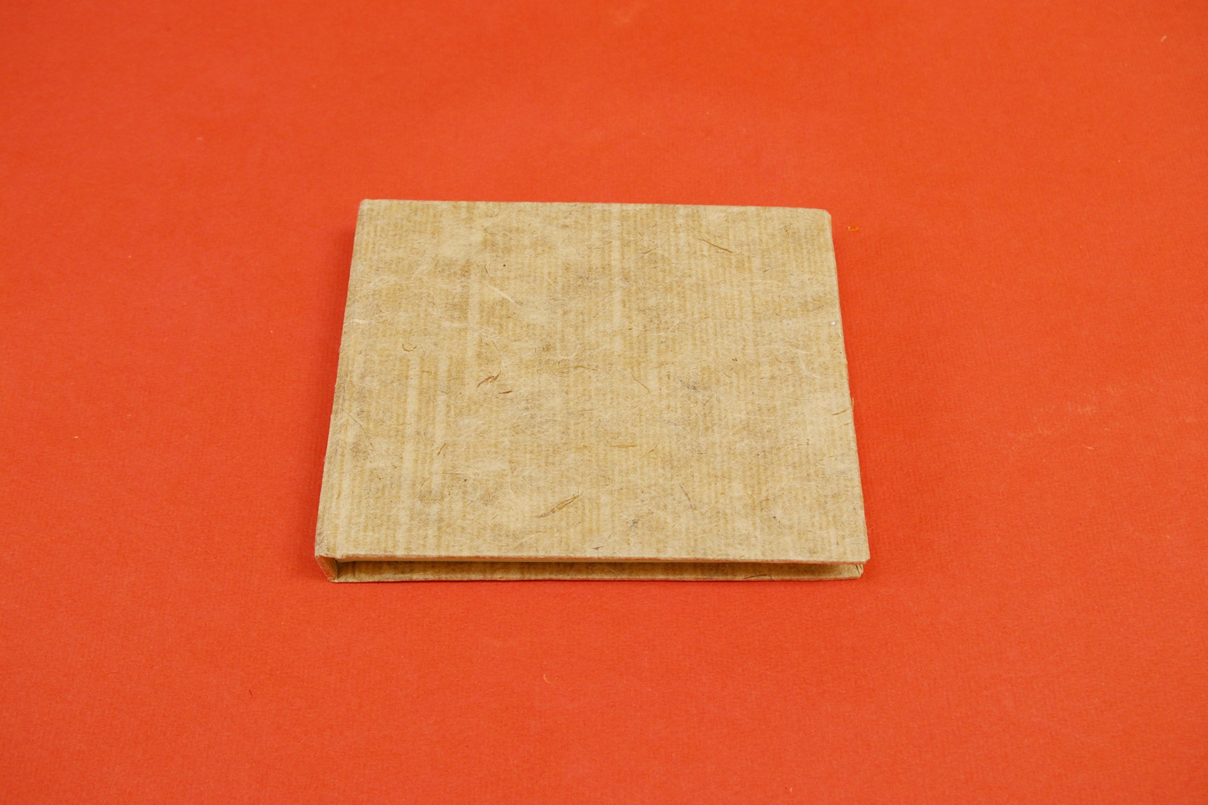 KHADI HARDBACK BOOK 13 x 16 cm White Rough