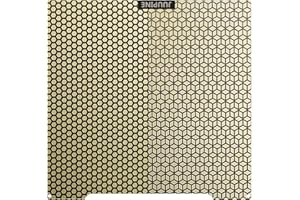 Sahvaim 241x254 Upgraded Etching Technology PEI Honeycomb Build Plate for Prusa Mk4/Mk4s/I3 MK3/I3 MK3S+/Mk3/Mk2/Mk2.5/Mk2.5S 3D Printer,Honeycomb+Square Pattern,0.5mm Flexible Spring Steel Plate.