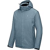 Little Donkey Andy Men's Ski Snowboarding Jacket Waterproof Winter Coat Detachable Hood Thermal Insulated for Hiking