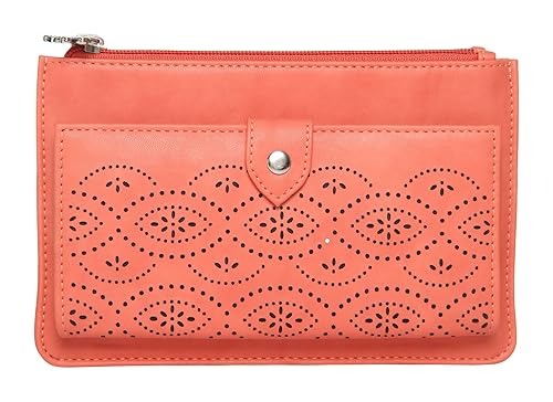 Butterflies Womens Clutch (Dark Peach) (BNS 2401DPCH)