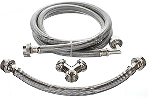 Premium Steam Dryer Hose Installation Kit - Stainless Steel - Multiple Lengths from Kelaro