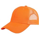 Falari Trucker Hat Baseball Cap Structured Plain Design 6 Panel, Adjustable Size