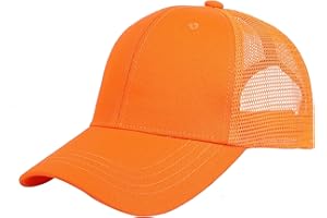 Falari Trucker Hat Baseball Cap Structured Plain Design 6 Panel, Adjustable Size