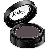 Jolie Cosmetics Powder Pressed Matte Eyeshadows - Cruelty Free, Vegan, Single Pan Eyeshadow 1.48g Smokey Eyes (Evening Plum)