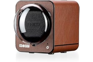 ABEST BOXY Watch Winder for Automatic Watch with Vertical Rotor Stop (with AC Adapter)