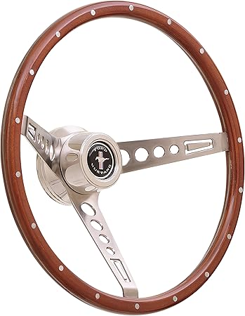 Amazon Com Gt Performance 35 5457 Mustang Wood Steering Wheel Automotive
