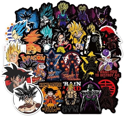 Amazon 150枚 ドラゴンボールz ラップトップステッカー アニメビニールステッカー 任天堂スイッチ ノートパソコン ウォーターボトル バイク 車 バイク バンパー 荷物 スケートボード グラフィティ かわいい動物 モンスターデカール 子供に最適 Wsnyy ノートパソコン