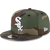 New Era Unisex-Adult MLB 9Fifty Camo Primary Logo Adjustable Snapback Hat Cap One Size Fits All