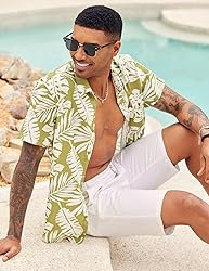 COOFANDY Men's Short Sleeve Shirts Lightweight