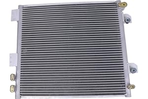 HOLDWELL A/C Condenser Core FXB00001036 4704924 Compatible with John Deere Engine 6068 6090 6135 Excavator 135G 210G 210GLC 2