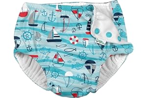 GREEN SPROUTS i play. Baby-Boys Snap Reusable Absorbent Swimsuit Diaper