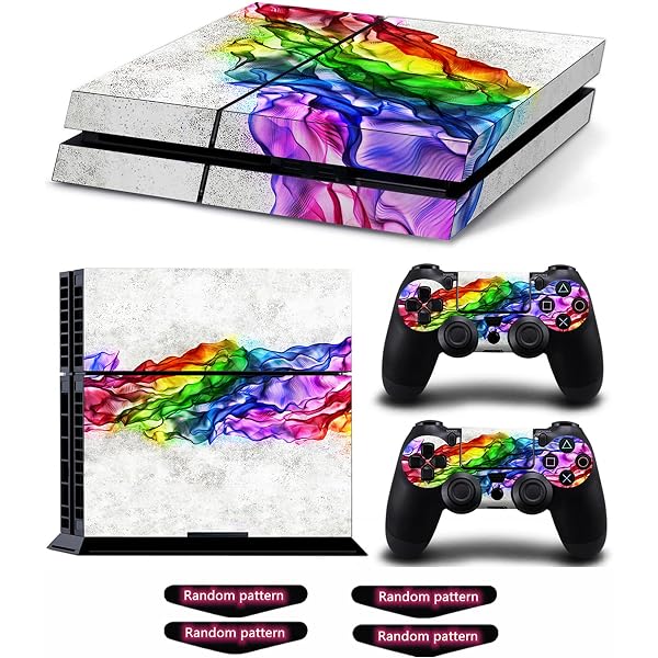Set Di Stickerbomb Adesivi Pellicola Compatibile Per Ps4 Pro Console