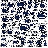 Pennsylvania State University Wordmark Logo 50ct Vinyl Sticker Pack – Large Waterproof Penn State & Nittany Lion Shield Decals for Laptops, Water Bottles, Tablets, Scrapbooks, Vehicles & More