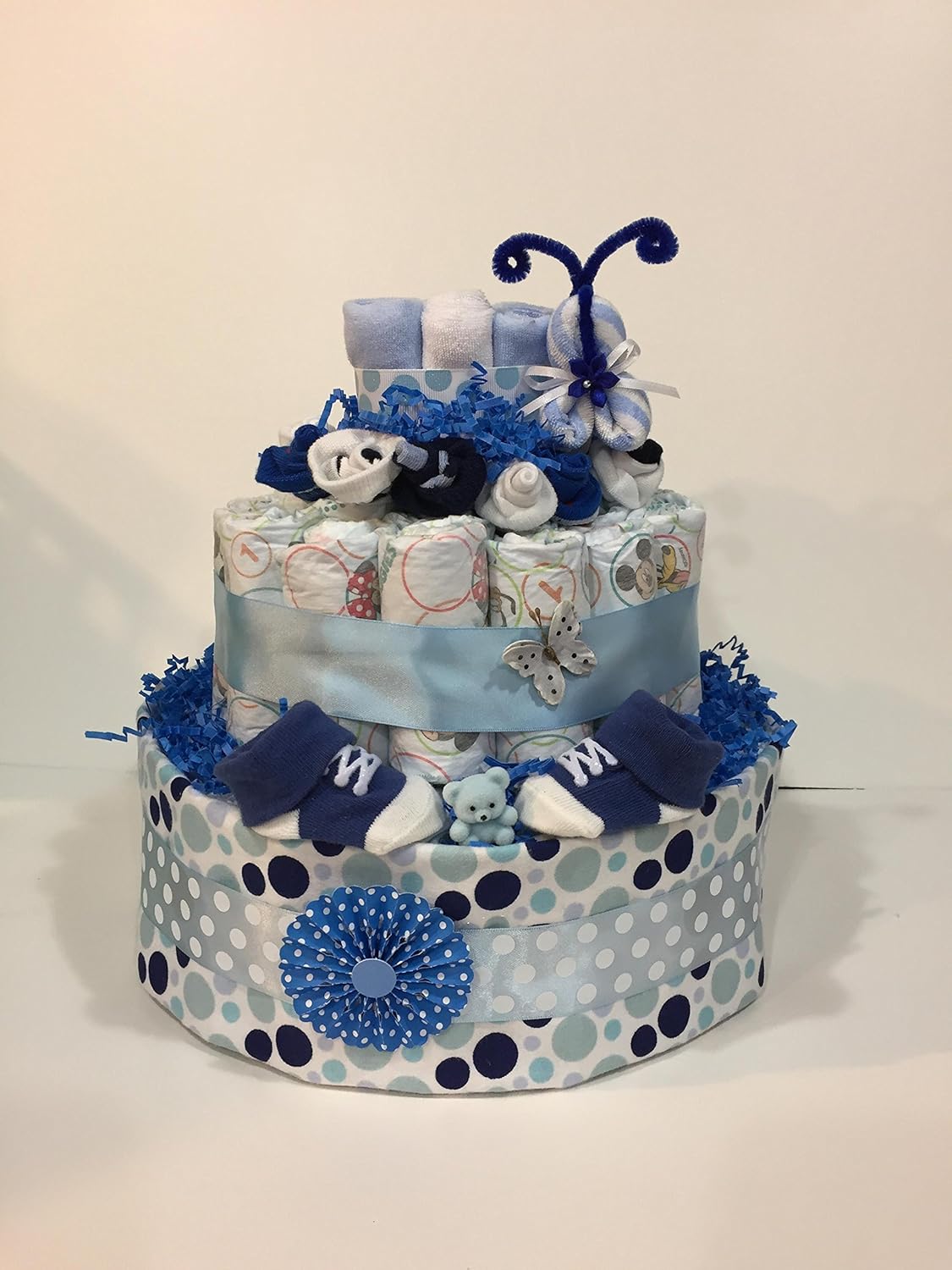 castle diaper cake for boy