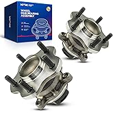 KAX 512533 Rear Wheel Bearing hub Assembly Compatible with Nissan NV200 2013-2019, Chevrolet City Express 2015-2018,2pcs Wheel Bearing 5 Lugs