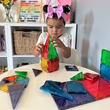 Magna-Tiles Classic 32-Piece Magnetic Construction Set Geometry Shapes view 7