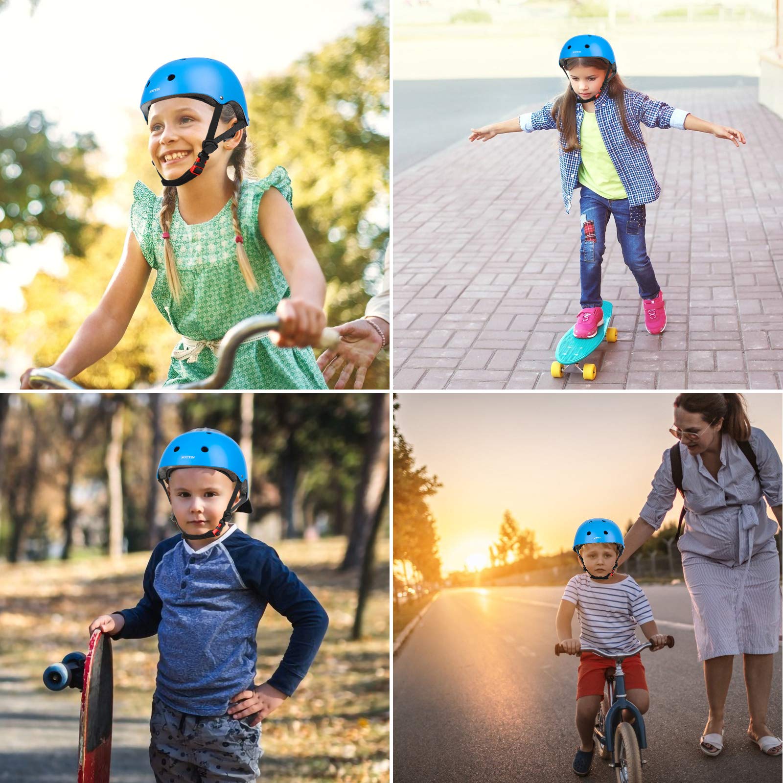 Toddler Helmet,Kids Bike Helmet 2-8 Years,Adjustable Helmets and Multi-Sport Safety for Cycling Skating Bicycle Skate Scooter for Boys Girls from Toddler to Youth,Childrens Bike Helmets
