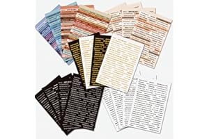 JUNKJWBZ 20 Sheets Vintage Quote & Word Stickers for Journaling -Scrapbook Supplies & Stickers-Gold Foil Positive Affirmation, Inspirational Phrases for Junk Journals, Bullet Notebooks, Scrapbooking, DIY Cards