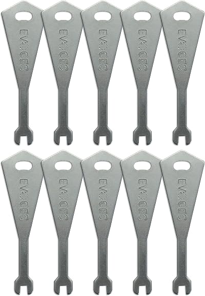EVOGES Replacement Test Fish Key for Emergency Light Grid Switches (Pack of 10)
