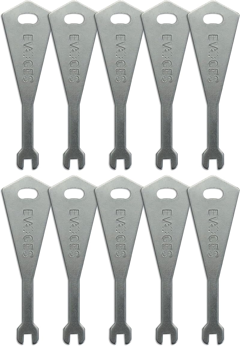 EVOGES Replacement Test Fish Key for Emergency Light Grid Switches (Pack of 10)