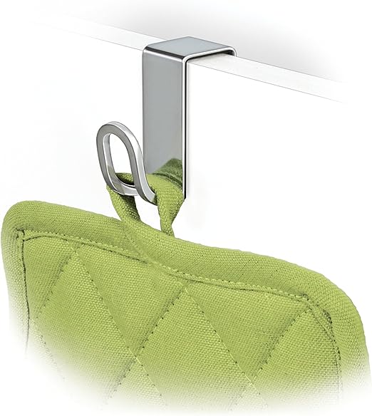 Amazon Com Lynk Over Cabinet Door Hook Chrome Home Kitchen