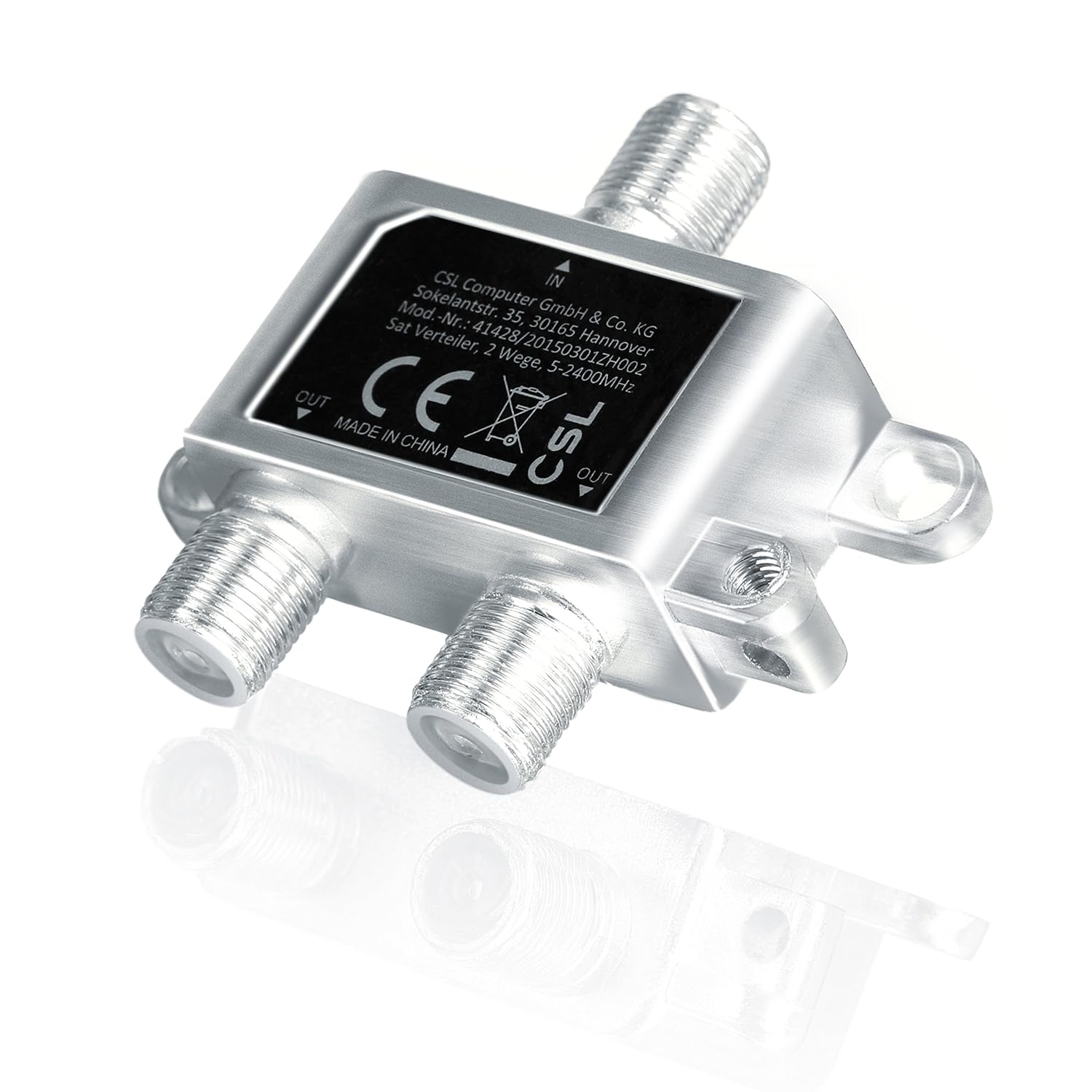 Splitter Segnale TV Sat 2 Uscite | Supporta 4K | Per DVB-S/T/C - Foto 6