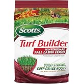 Scotts Turf Builder WinterGuard Fall Lawn Food, 12.5 lb. - Fall Lawn Fertilizer Builds Strong, Deep Grass Roots for a Better Lawn Next Spring - Covers 5,000 sq. ft.