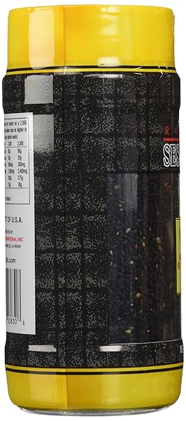 JFC, SEEDS SESAME BLACK ROASTED, 8 OUNCE