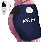 Koviti Hip Heating Pad for Sciatica Pain Relief - FSA HSA Eligible Heated Hip Brace Electric Heat Pad for Lower Back Thigh Buttock Birthday Gifts Hot Physical Therapy for Women Men Mom