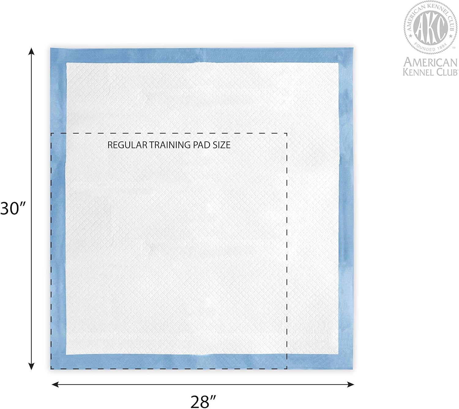 American Kennel Club 50 Count X-Large Training Pads, 30-Inch by 28-Inch : Pet Supplies
